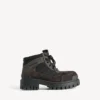 Women’s combat strike low boot in brown/black