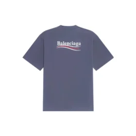 Political Campaign T-Shirt Medium Fit “Dark Grey White” 620967TKVJ11366