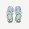 Men’s runner sneaker in grey/green/blue